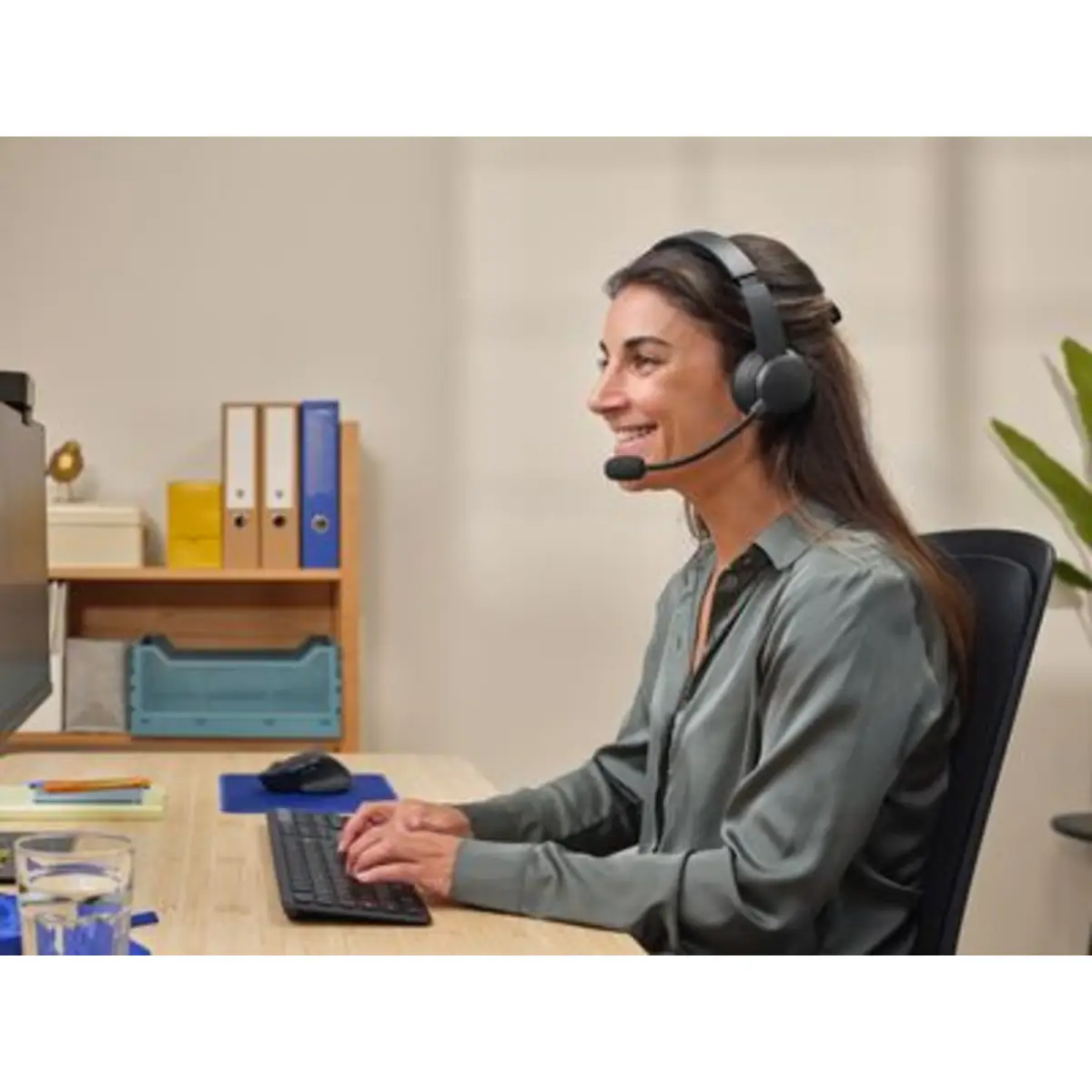 AYDA Wireless ENC-Headset schwarz