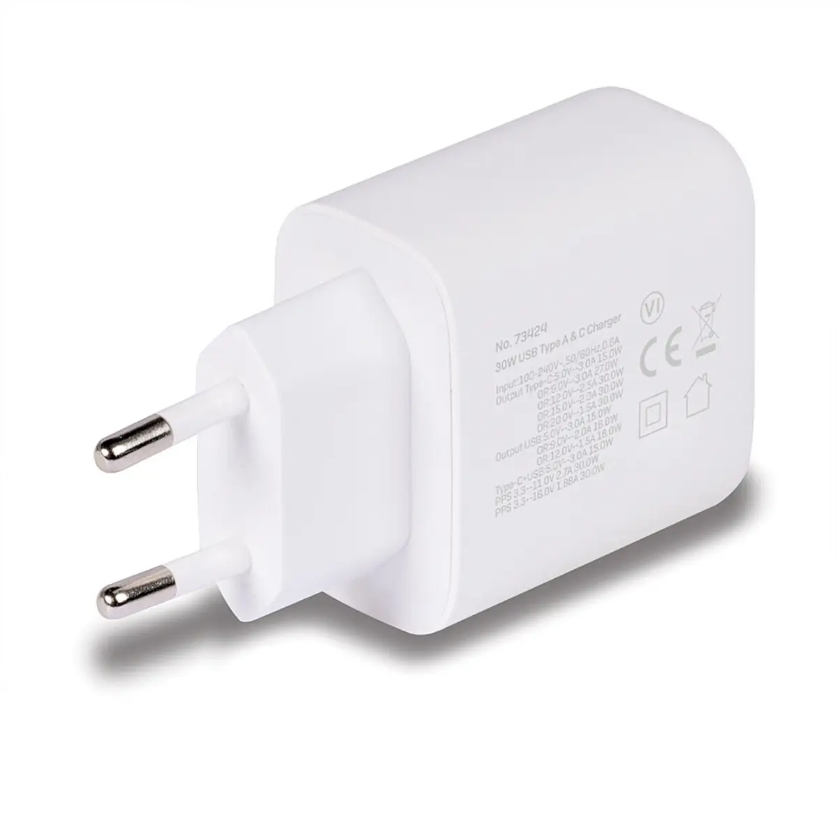 30W USB Type A & C Charger