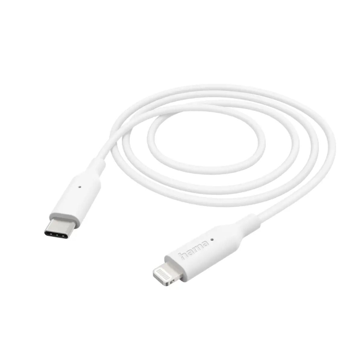 Ladekabel, USB-C - Lightning, 1 m, Weiß