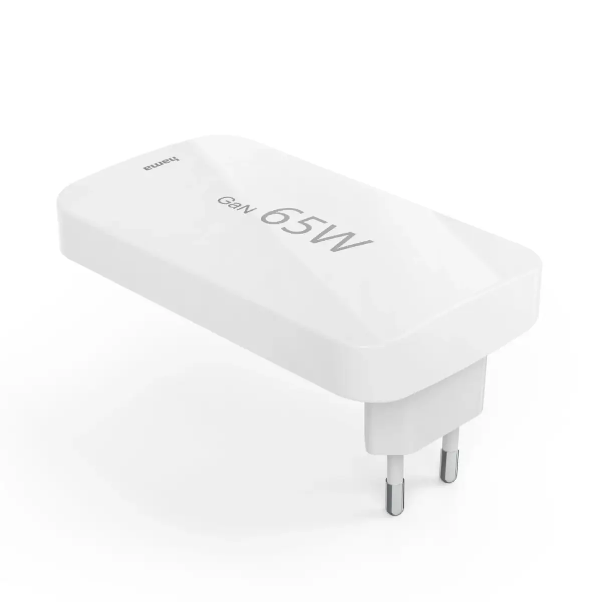 Schnellladegerät, 2x USB-C, 1x USB-A, flaches Mini-Ladegerät, PD, 65 W, WS
