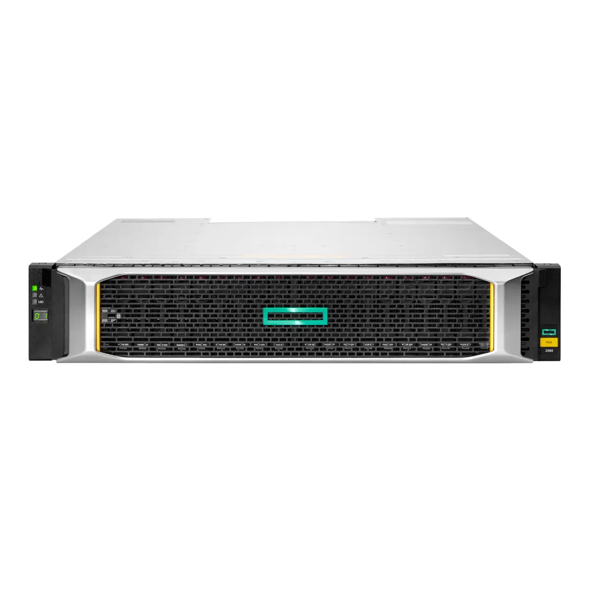 HPE MSA 2060 Disk-Array 0 TB Rack (2U) Silber, Schwarz