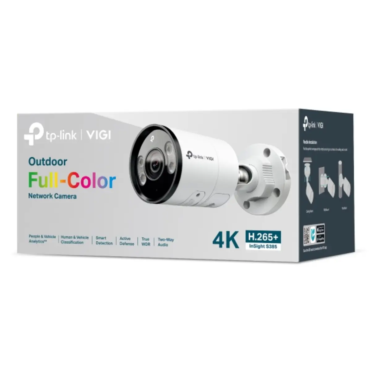 TP-LINK Insight S385 IP-Sicherheitskamera Draußen Kabelgebunden 85 m 120 dB Wand