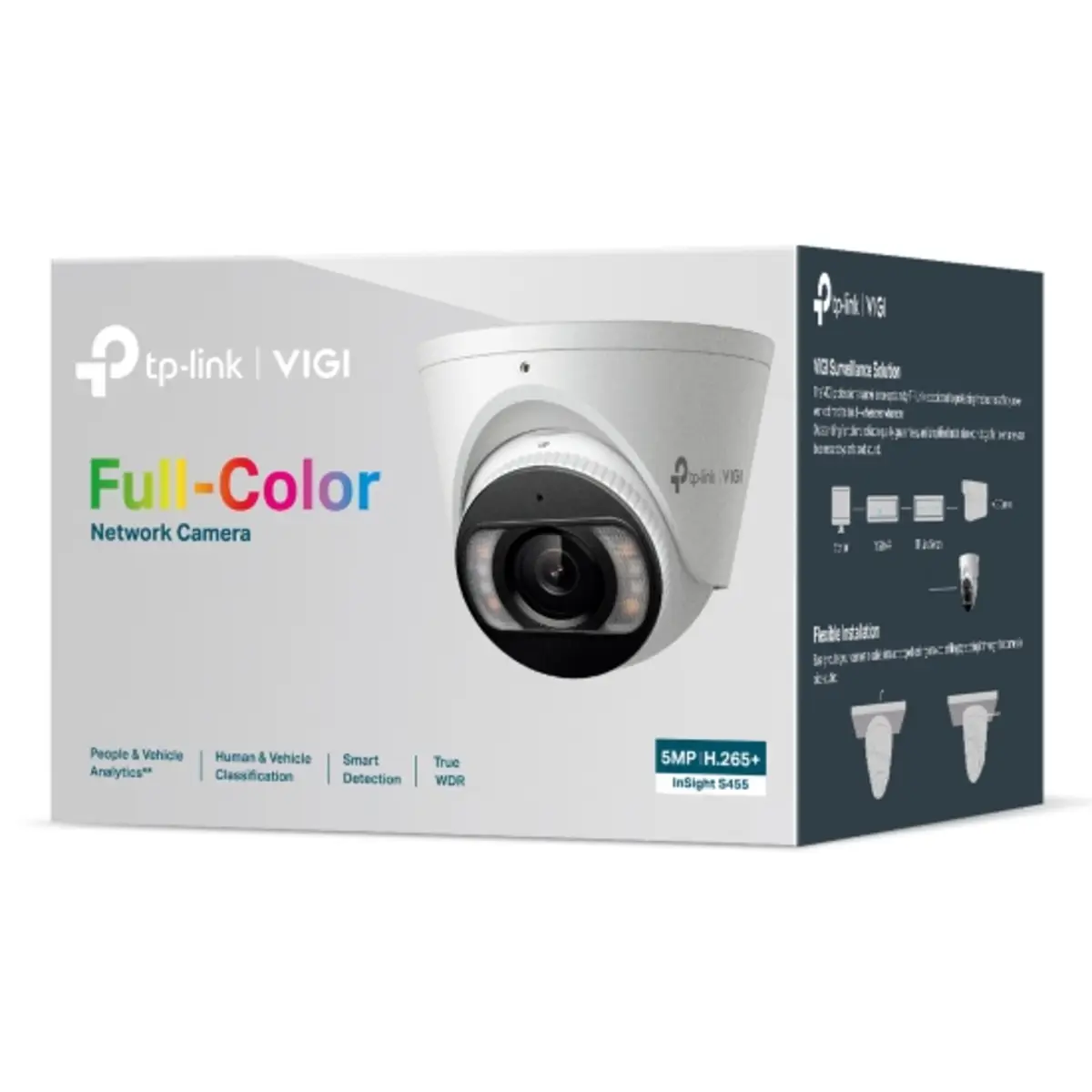 TP-LINK Insight S455 IP-Sicherheitskamera Draußen Kabelgebunden 64 m 120 dB Zimmerdecke