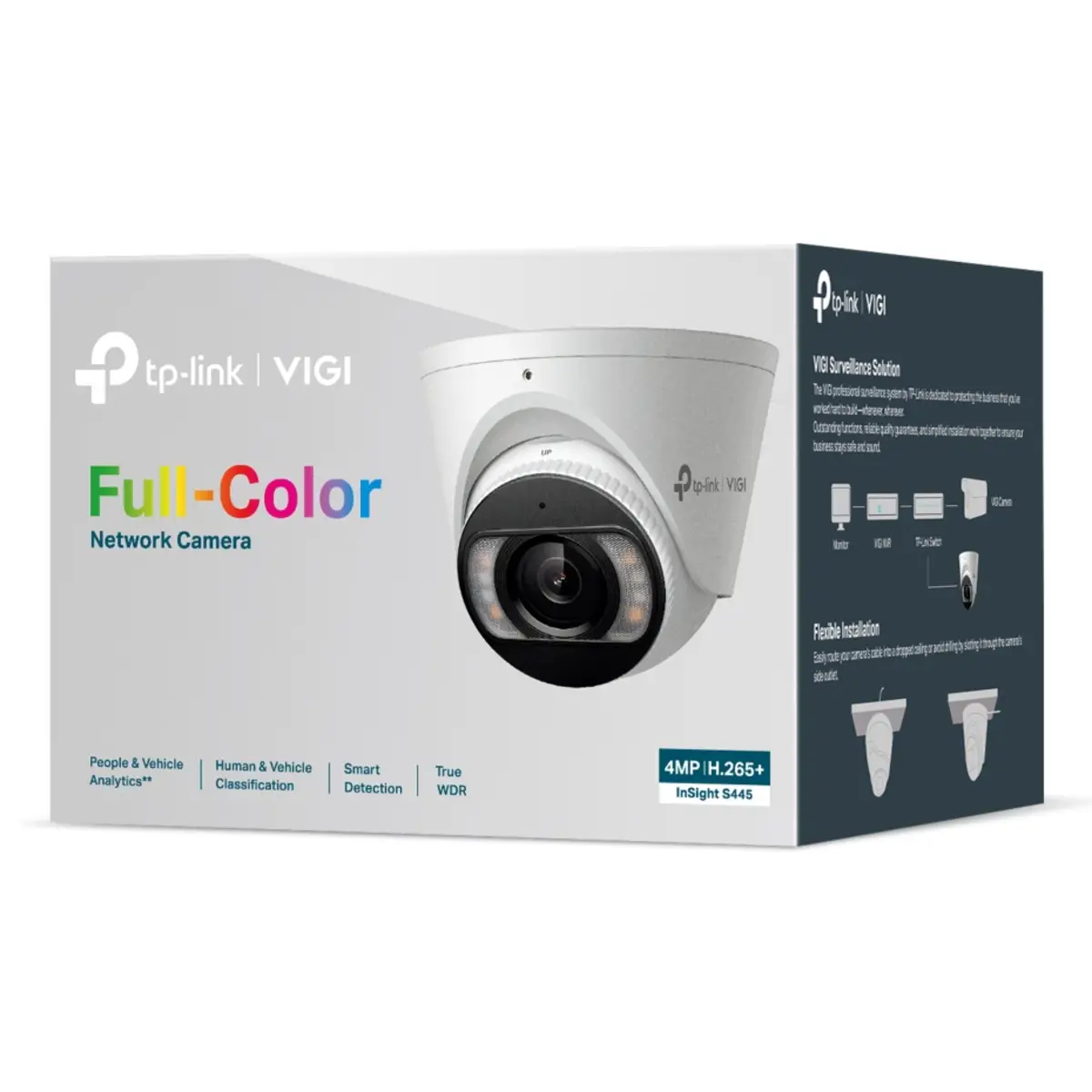 TP-LINK Insight S445 IP-Sicherheitskamera Draußen Kabelgebunden 80 m 120 dB Zimmerdecke
