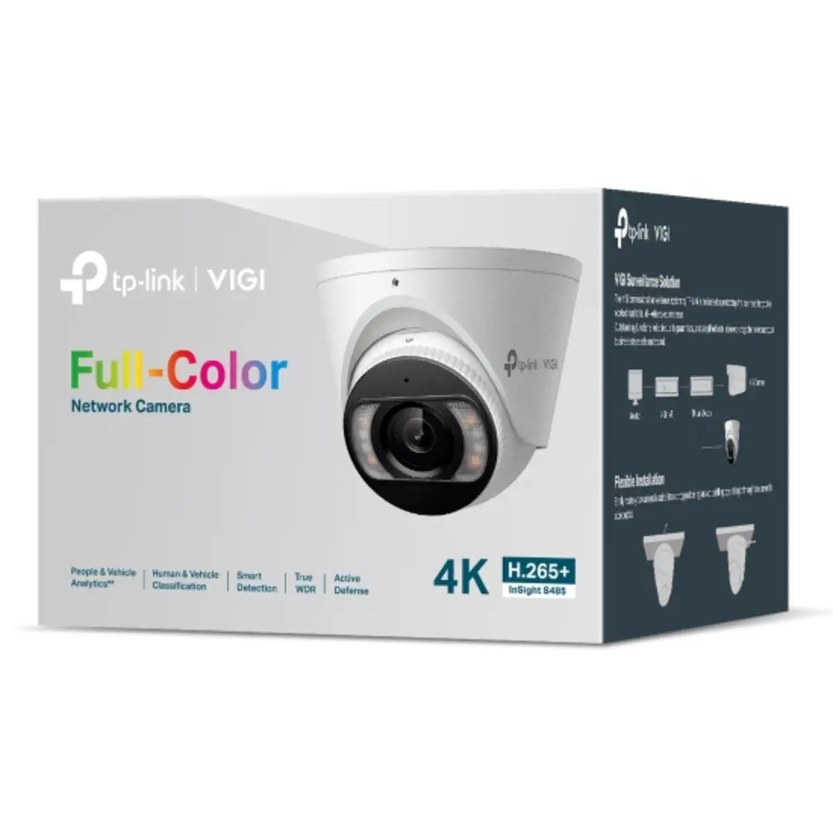 TP-LINK Insight S485 IP-Sicherheitskamera Draußen Kabelgebunden 107 m 120 dB Zimmerdecke
