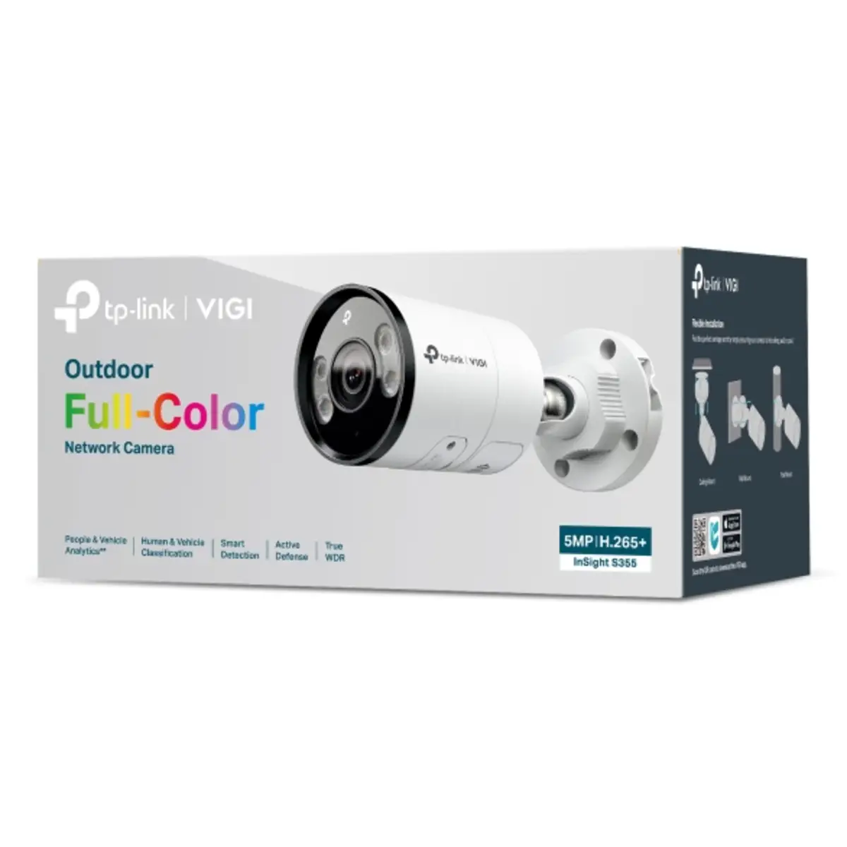 TP-LINK Insight S355 IP-Sicherheitskamera Draußen Kabelgebunden 120 m 120 dB Wand
