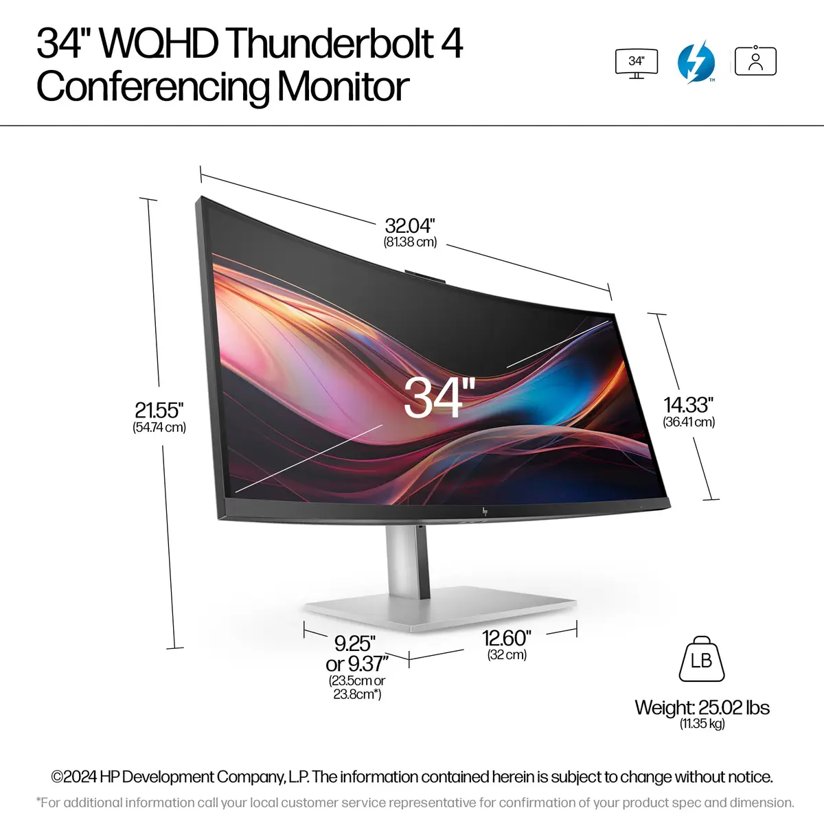 Series 7 Pro Serie 7 Pro 34 Zoll WQHD-Konferenzmonitor – 734pm, 86,4 cm (34"), 3440 x 1440 Pixel, Wide Quad HD, LCD, 5 ms, Schwarz, Silber