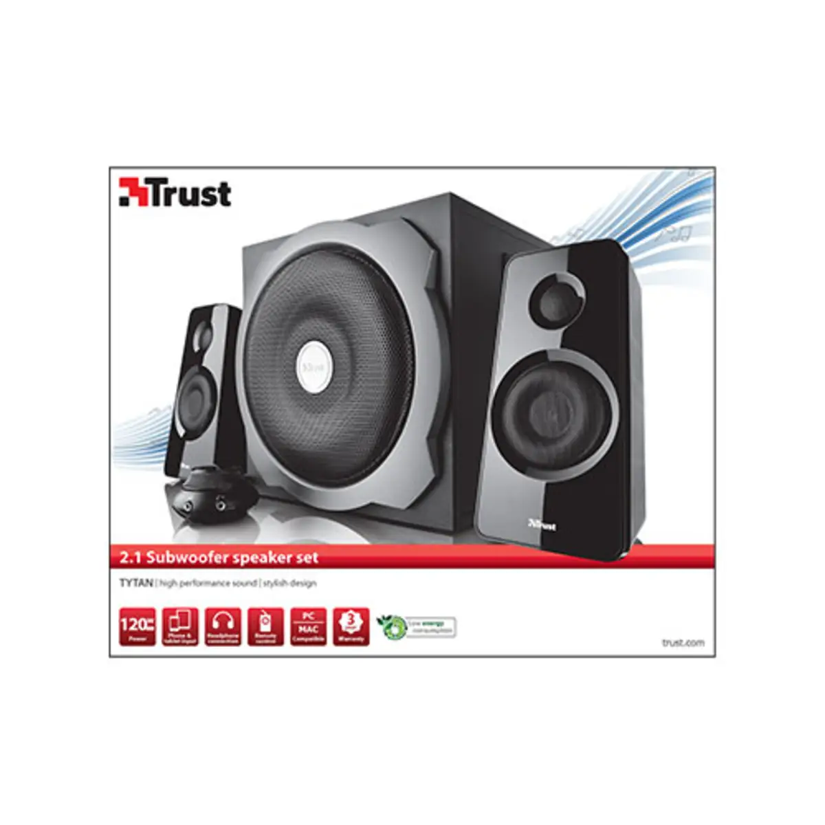 Tytan 2.1 Subwoofer Speaker Set Lautsprechersystem für PC