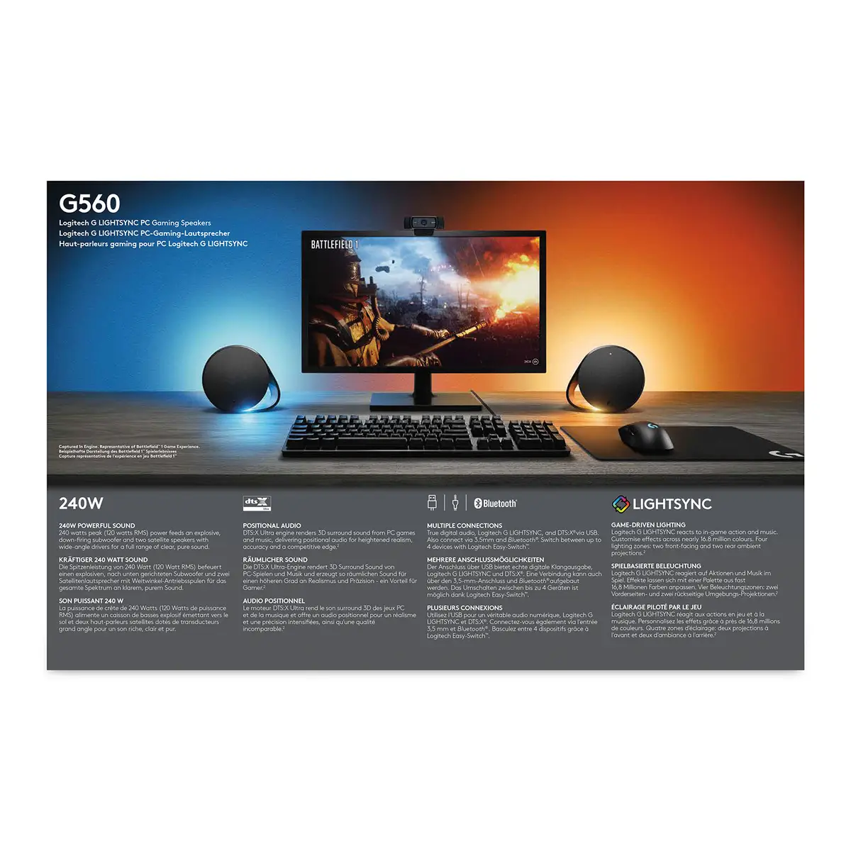G560 Lautsprechersystem für PC