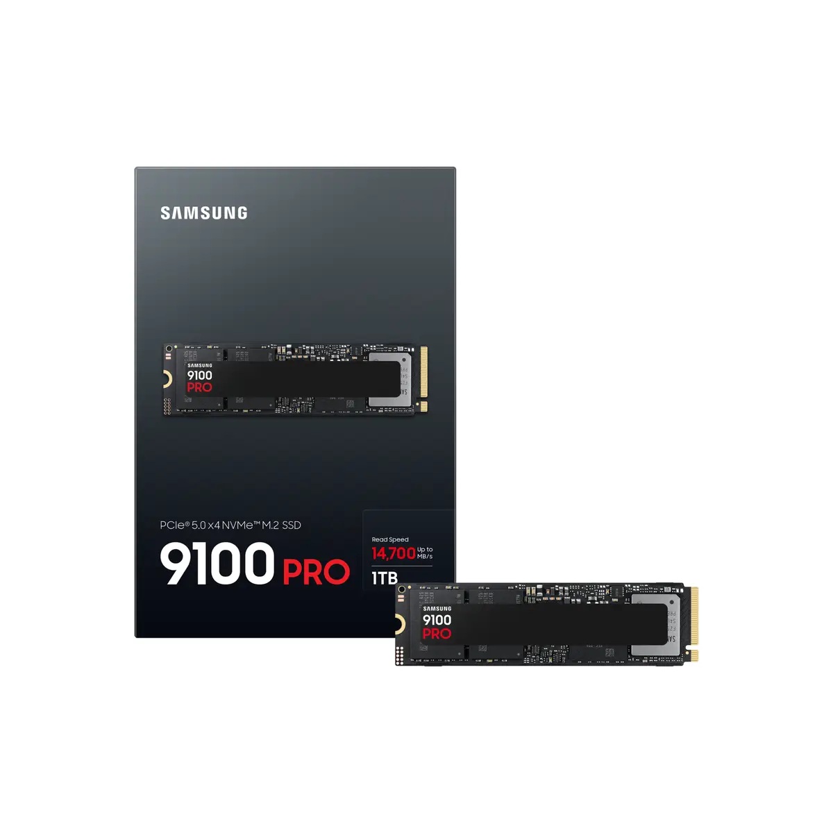 9100 PRO PCIe® 5.0 NVMe™ M.2 SSD - 1 TB, 1 TB, M.2, 14700 MB/s
