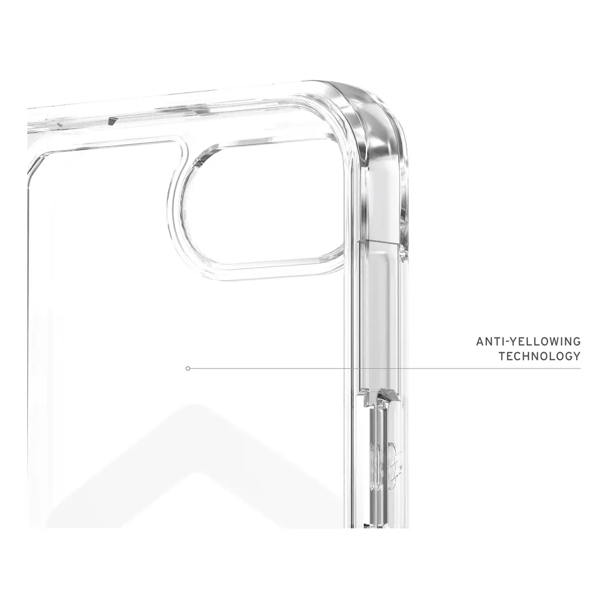 Plyo MagSafe Case Apple iPhone 16e ice (transparent)/weiß