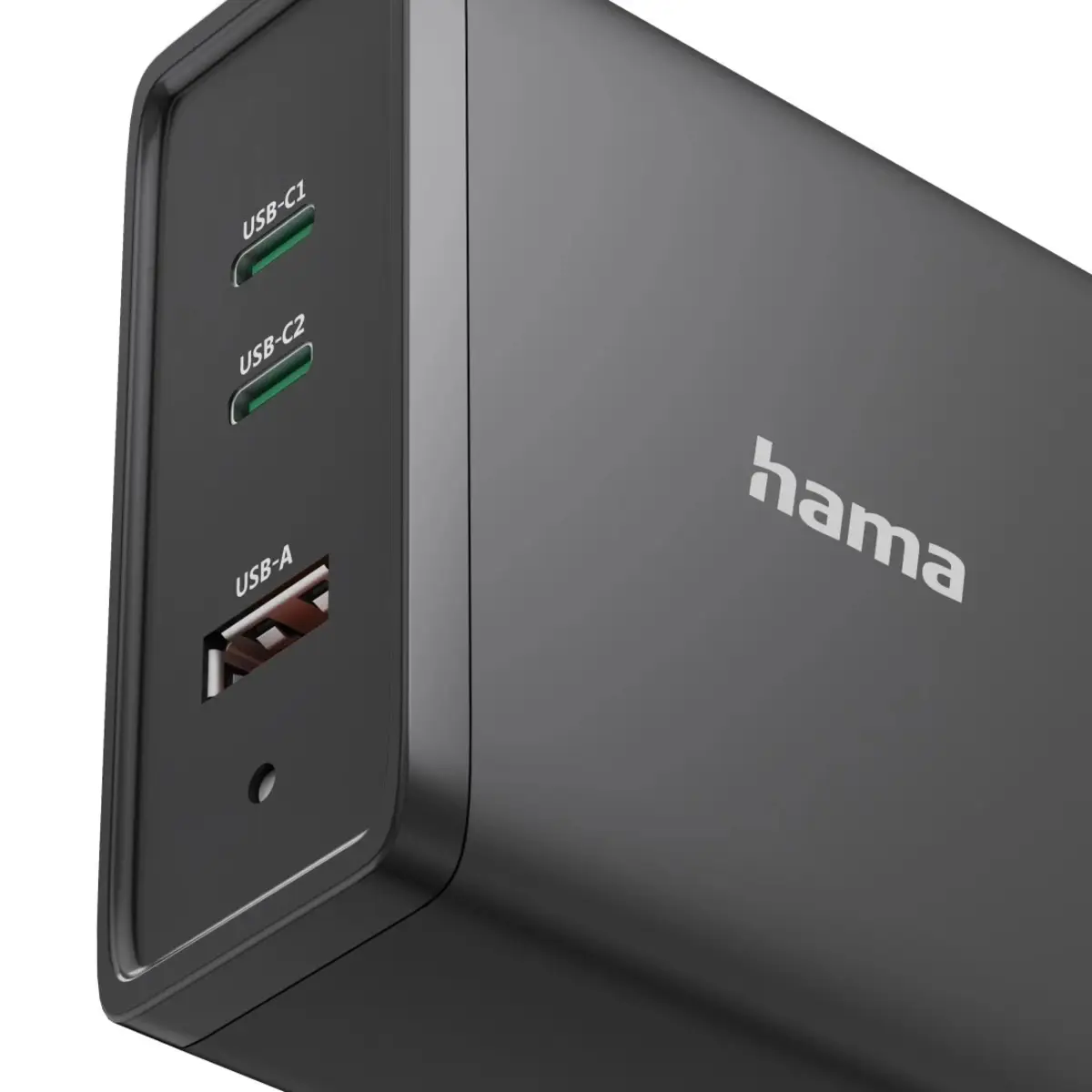 Universal-USB-C-Ladestation, GaN, 3 Ports, Power Delivery (PD), 5-28V/140W