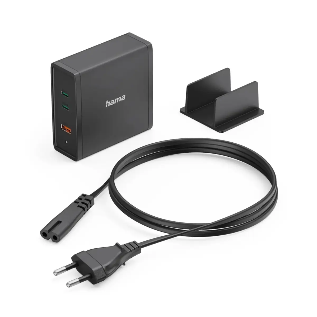 Universal-USB-C-Ladestation, GaN, 3 Ports, Power Delivery (PD), 5-28V/140W