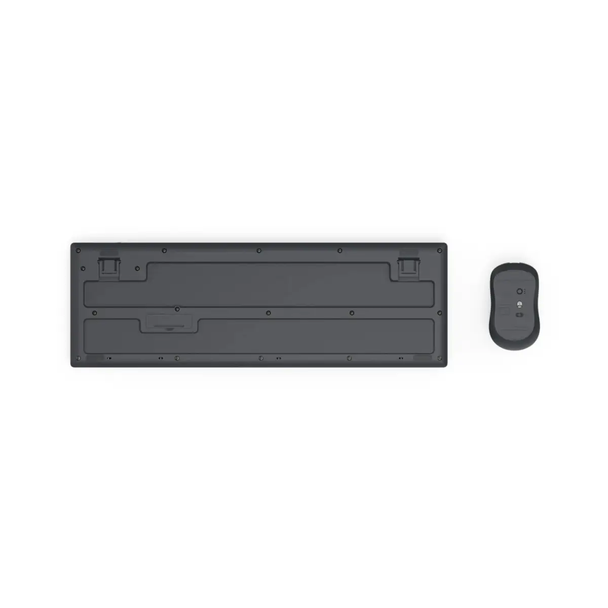 Funktastatur mit Maus WKM-200, kabellos, 8 Media-Tasten, Schw., QWERTZ DE