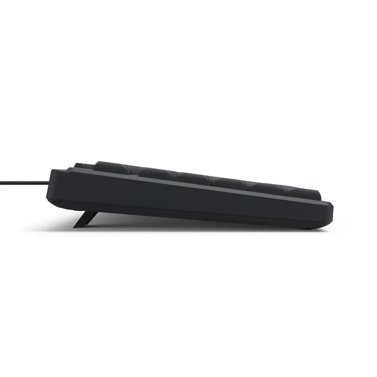 USB-Tastatur CK-200, kabelgebunden, 8 Media-Tasten, Schwarz, QWERTZ DE