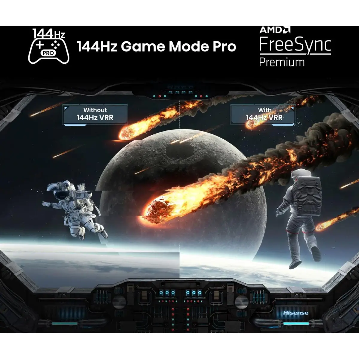 Smart-TV 55E77NQ PRO 139 cm 55" 4K UHD 3840x2160 16:9 400 cd/m² Schwarz Gaming Serie