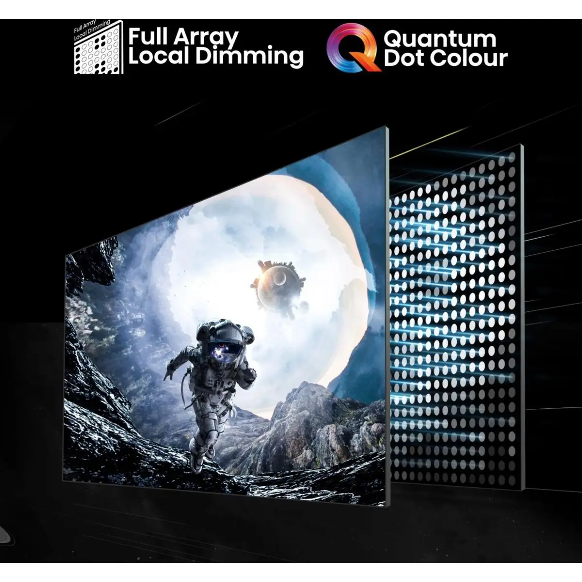 Smart-TV 55E77NQ PRO 139 cm 55" 4K UHD 3840x2160 16:9 400 cd/m² Schwarz Gaming Serie