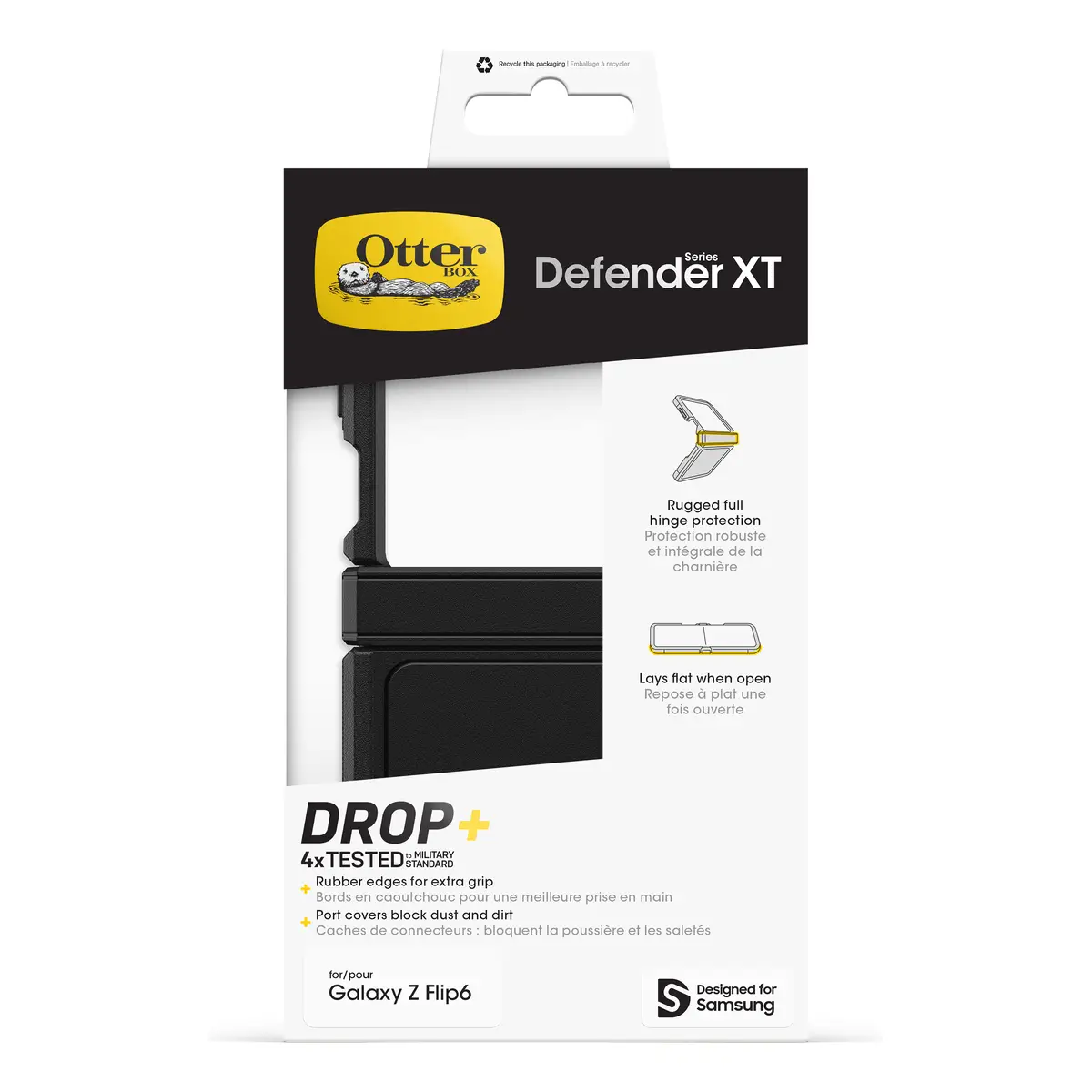 Defender Series XT Schtzhülle für Samsung Galaxy Z Flip6 Schwarz