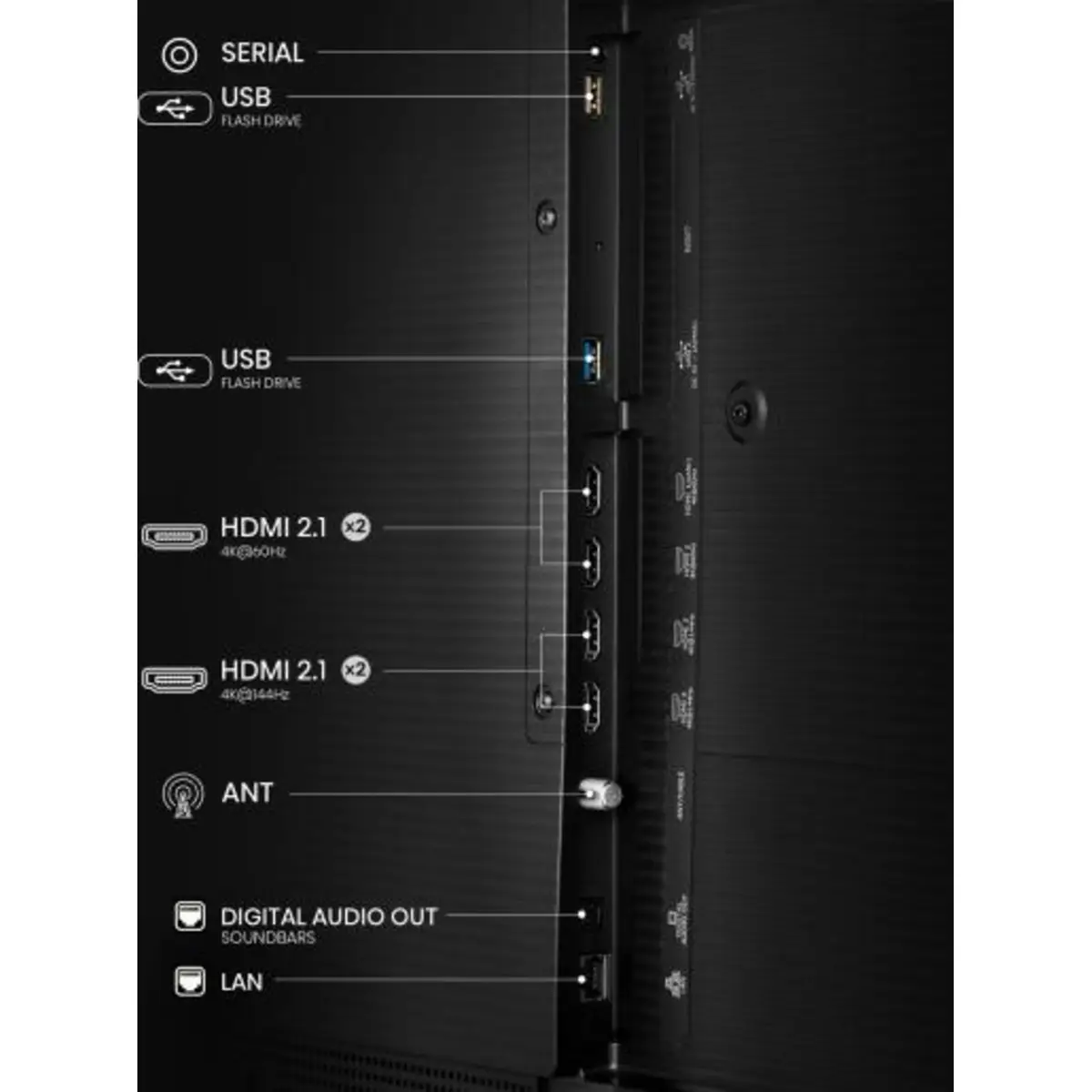 Smart-TV 55S7NQ139,7 cm 4K3840x21604K UHD 120Hz 16:09 Gold