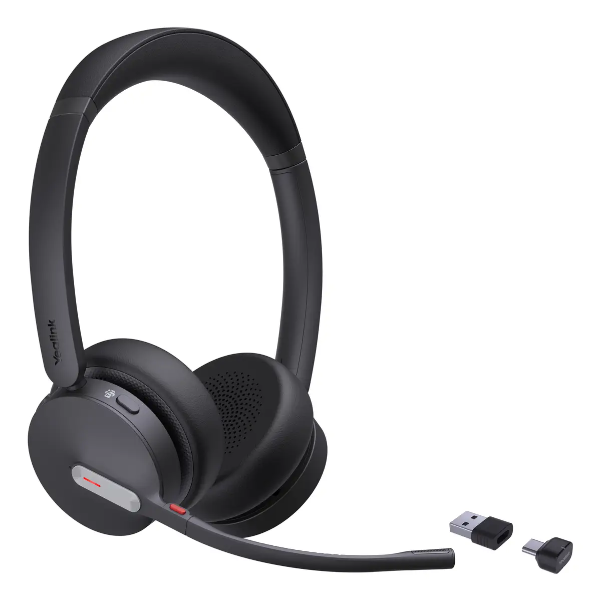 BH70 Dual Headset On-Ear Bluetooth kabellos Adapter USB-C via Bluetooth Schwarz Zertifiziert für Microsoft Teams