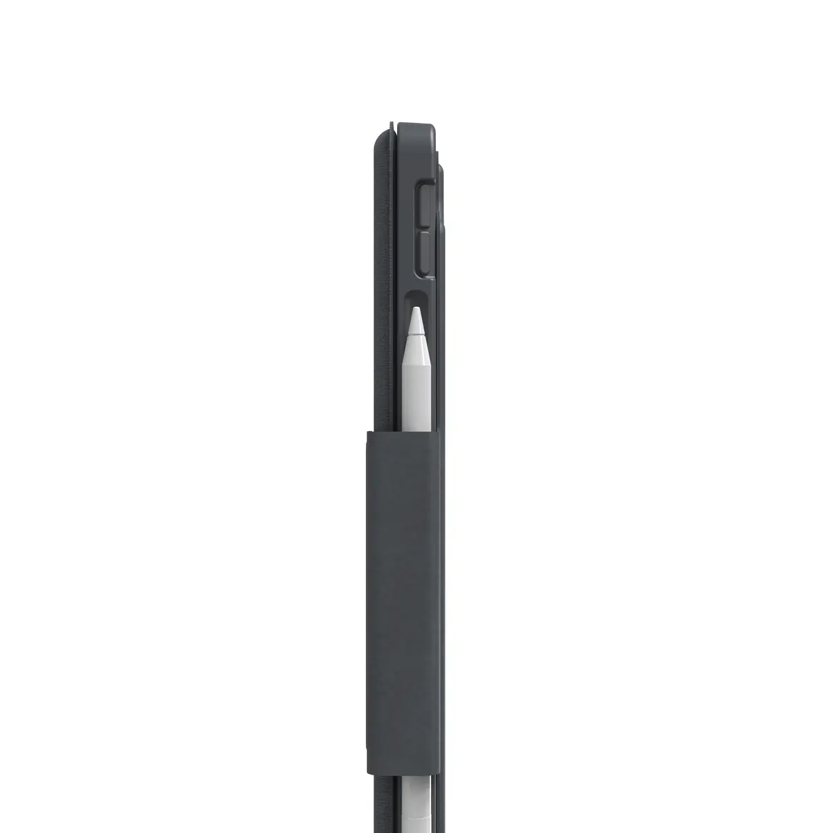 Pro Keys Tastatur und Foliohülle für iPad 10,2" (7./8. Gen.) Deutsch Schwarz/Grau