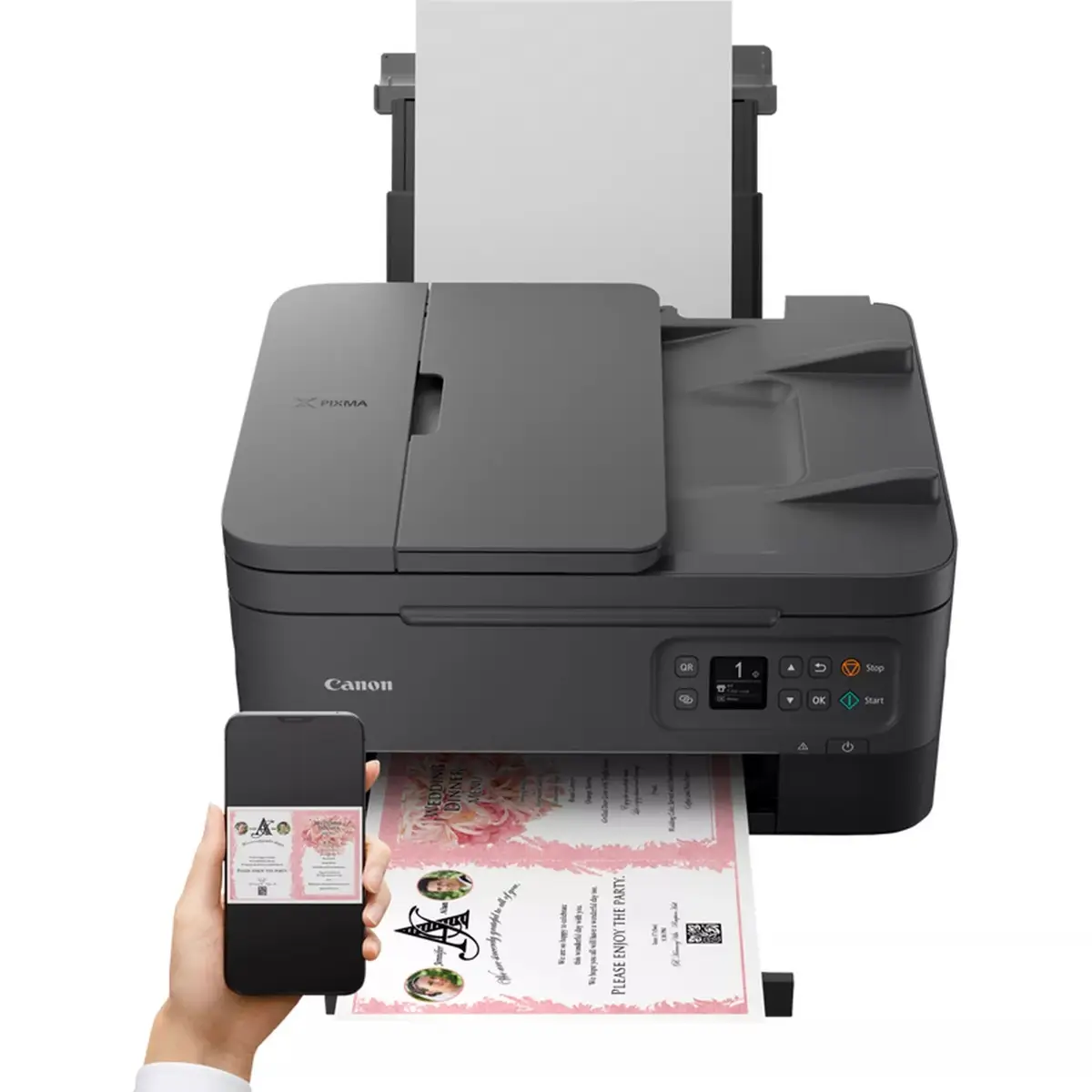 PIXMA TS7450i 3-in-1 WLAN-Farb-Multifunktionssystem, Schwarz