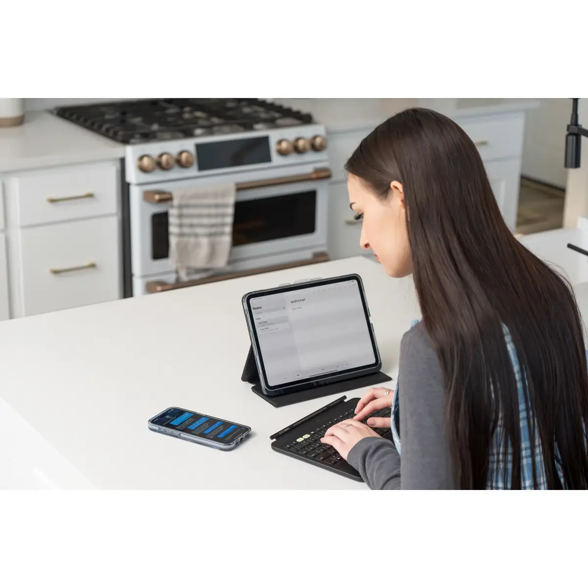KB Pro Keys 2 Apple iPad Air 11 (M2/M3) Schwarz (Deutsch)