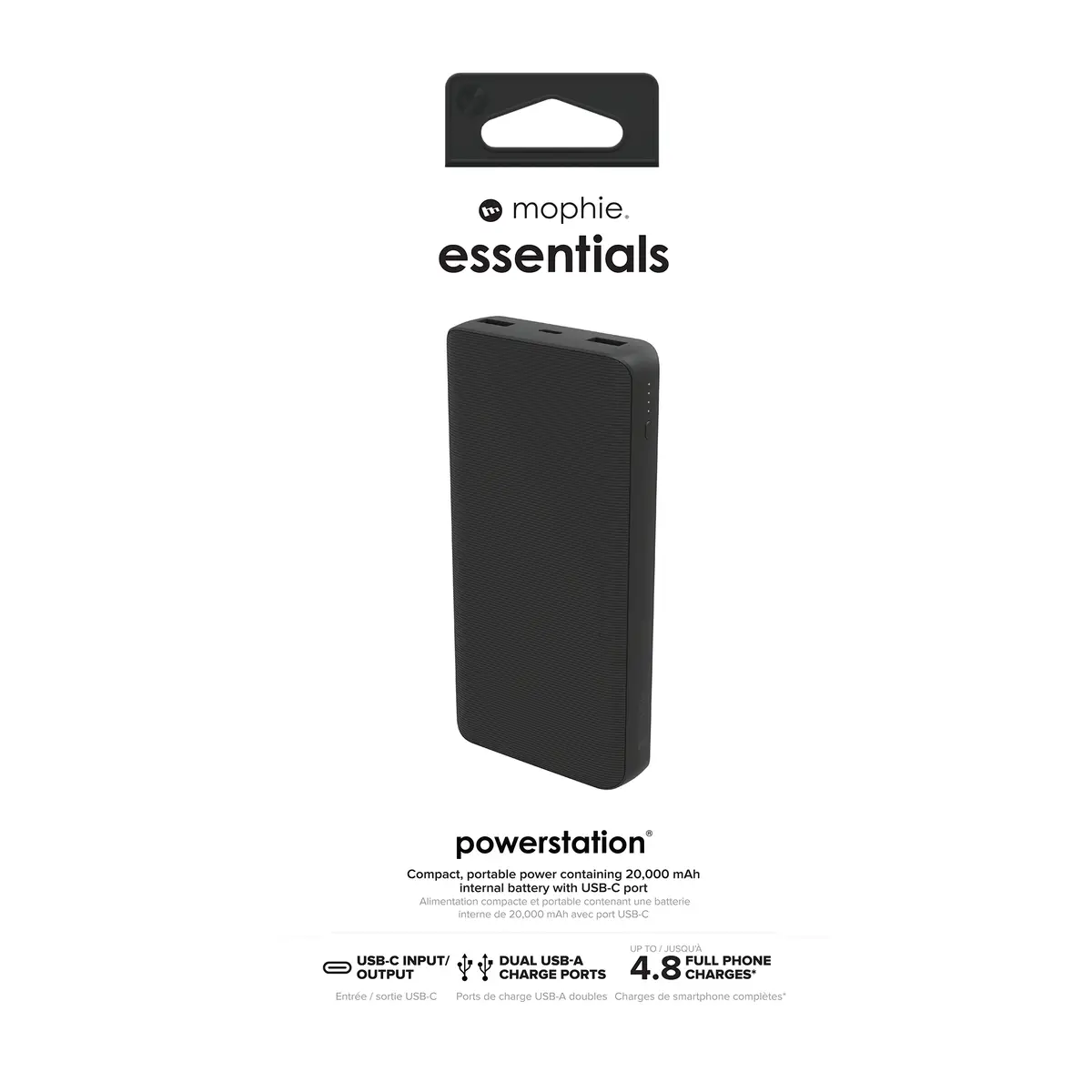 -Essentials-Universal Battery-Powerstation-20K-Black