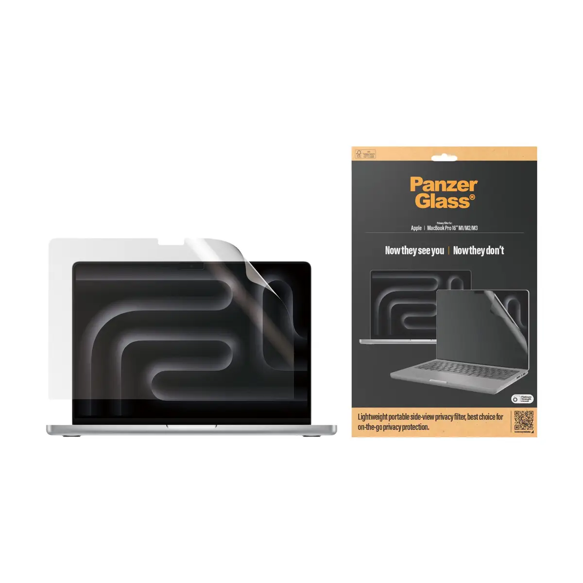 Dual Privacy Screen Protector für MacBook Pro 16" M1/M2/M3/M4