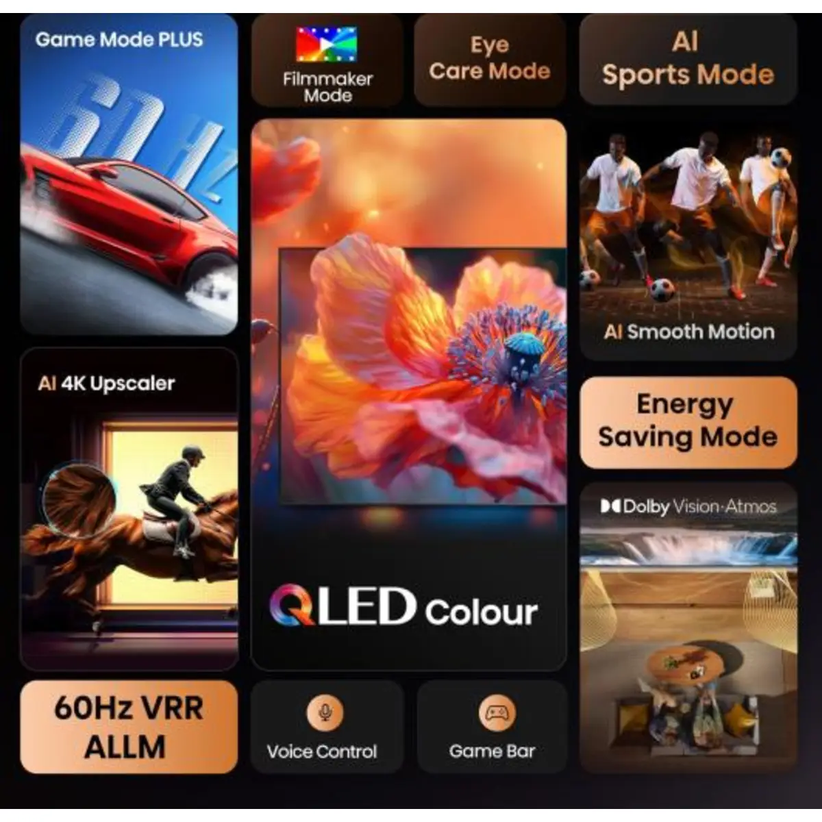 TV 50E77Q 50", QLED 4K, 60Hz