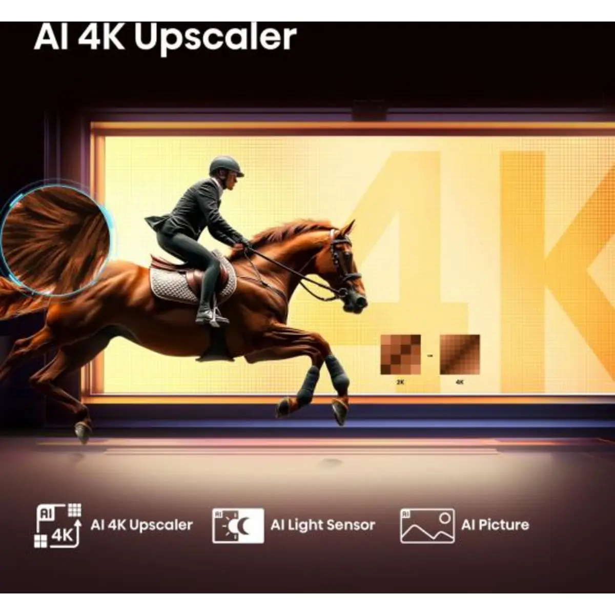 TV 50E77Q 50", QLED 4K, 60Hz