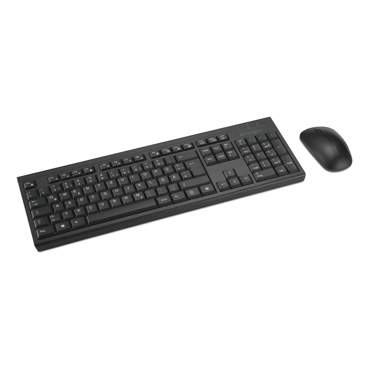 KM270 EQ Tastatur-und-Maus-Set Wireless wiederaufladbar Schwarz Layout Deutsch
