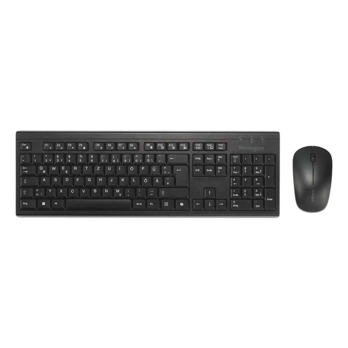 KM270 EQ Tastatur-und-Maus-Set Wireless wiederaufladbar Schwarz Layout Deutsch