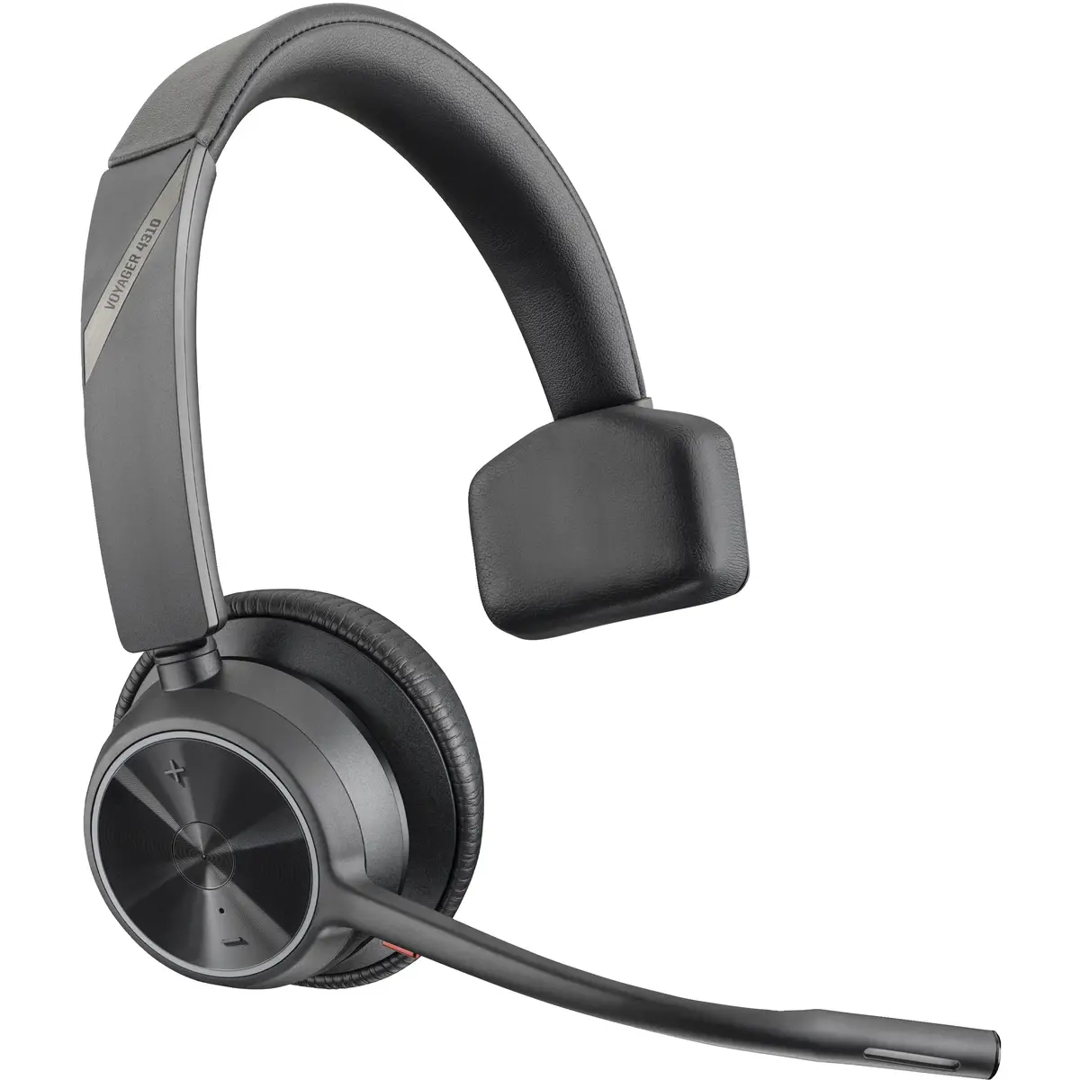 POLY Voyager 4310 UC Kopfhörer Kabellos Kopfband Büro/Callcenter USB Typ-A Bluetooth Ladestation Schwarz