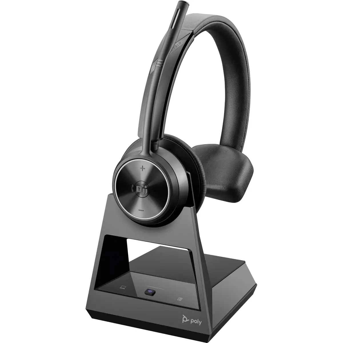 POLY SAVI 7310 Kopfhörer Kabellos Kopfband Büro/Callcenter Schwarz