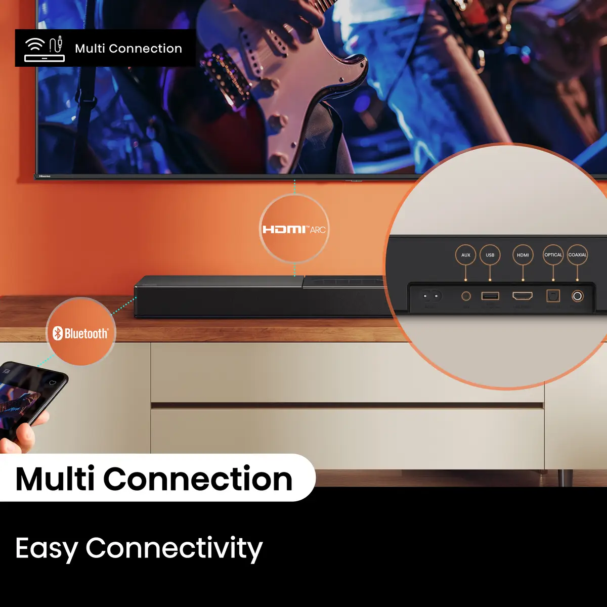 HS2000 Soundbar-Lautsprecher 2.1 Kanäle 240 W