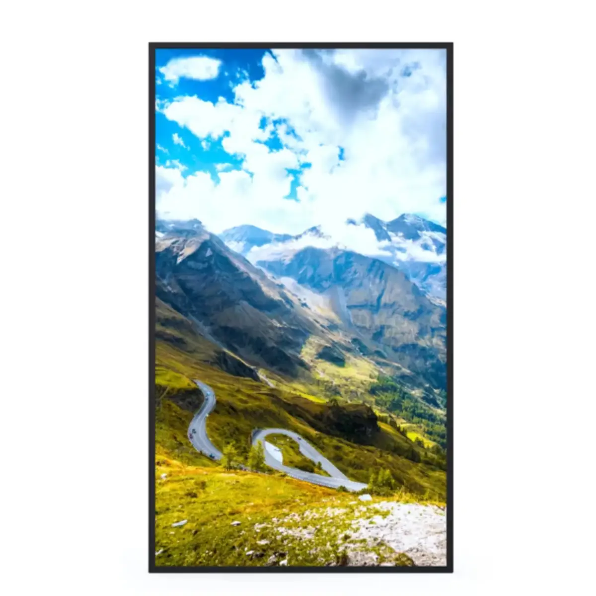 65WF25E Signage-Display 165,1 cm (65") WLAN 2500 cd/m² Full HD Schwarz Eingebauter Prozessor Android 9.0 24/7