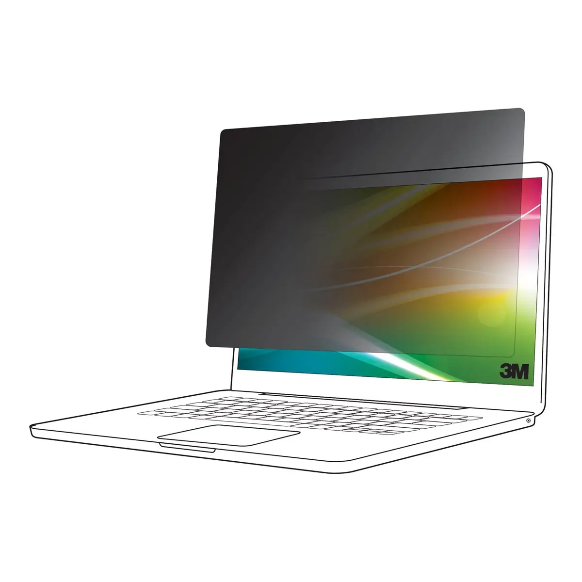 Bright Screen Blickschutzfilter für HP EliteBook x360 1030 G2, 16:9, BPNHP001
