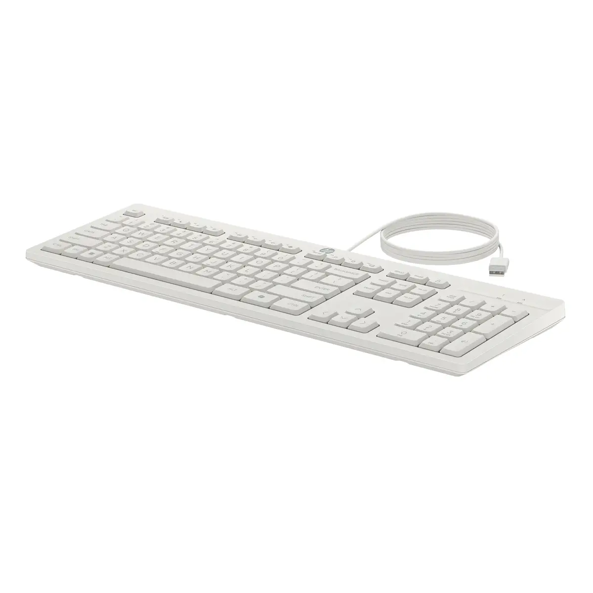 225 Maus und Tastatur (kabelgebunden), Volle Größe (100%), Kabelgebunden, USB, Weiß, Maus enthalten