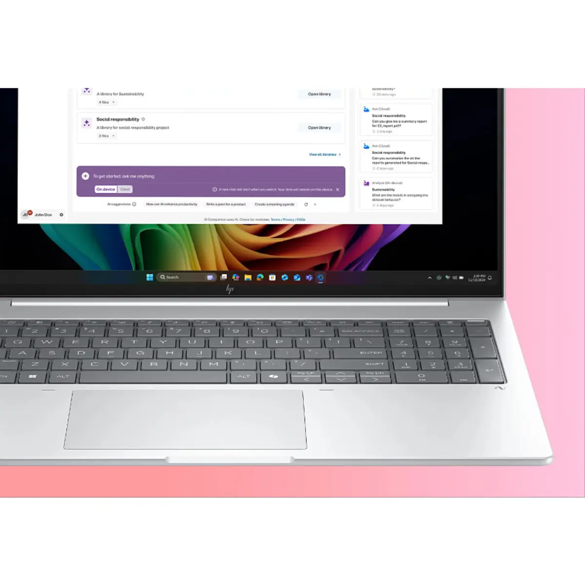 EliteBook 8 G1a 16 inch Notebook Next Gen AI PC, 16", Windows 11 Pro, AMD Ryzen™ AI 5, 32GB RAM, 512GB SSD, 2.5K