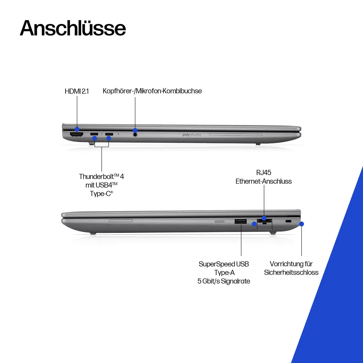 ZBook 8 G1i 16 inch Mobile Workstation PC, Windows 11 Pro
