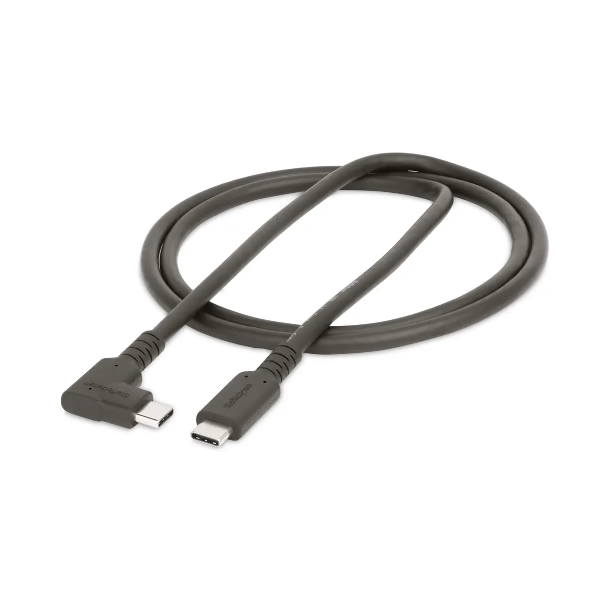 StarTech 1m USB-C Kabel, Rechtwinklig, USB 10Gbps, 100W (5A) PD, 8K 60Hz4K 144Hz DP Alt-Modus, Robustes Kabel, Thunderbolt-kompatibel
