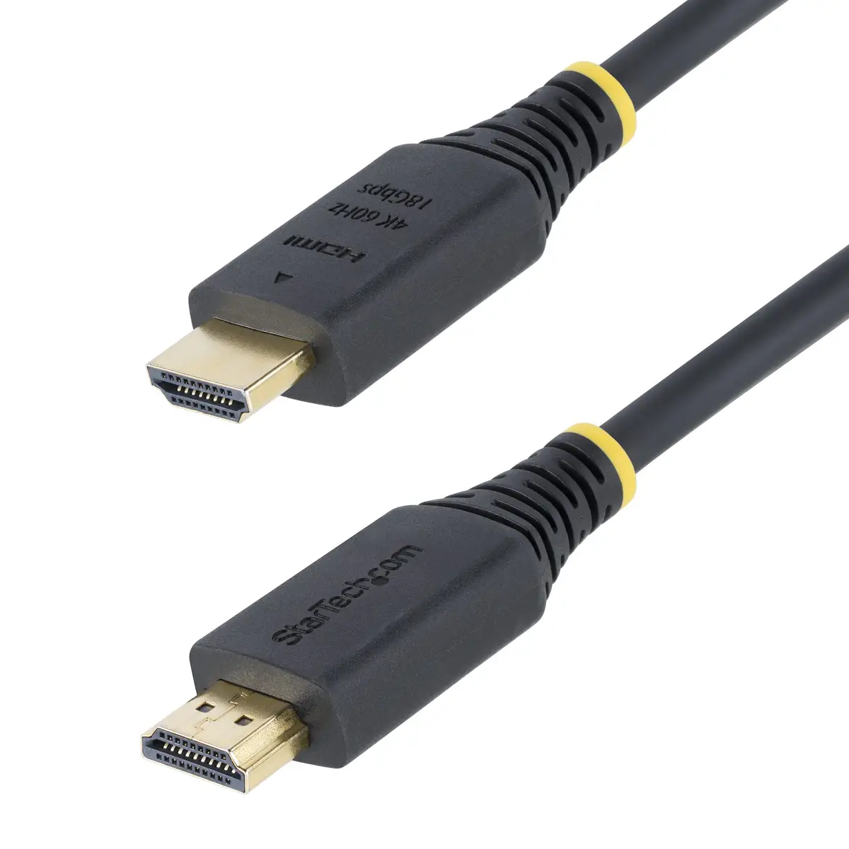 StarTech 2m Premium Zertifiziertes High Speed HDMI Kabel, 4K 60Hz/1440p 144Hz, 18Gbps, UHD HDMI 2.0 Arc Kabel für TV/Monitor/PC