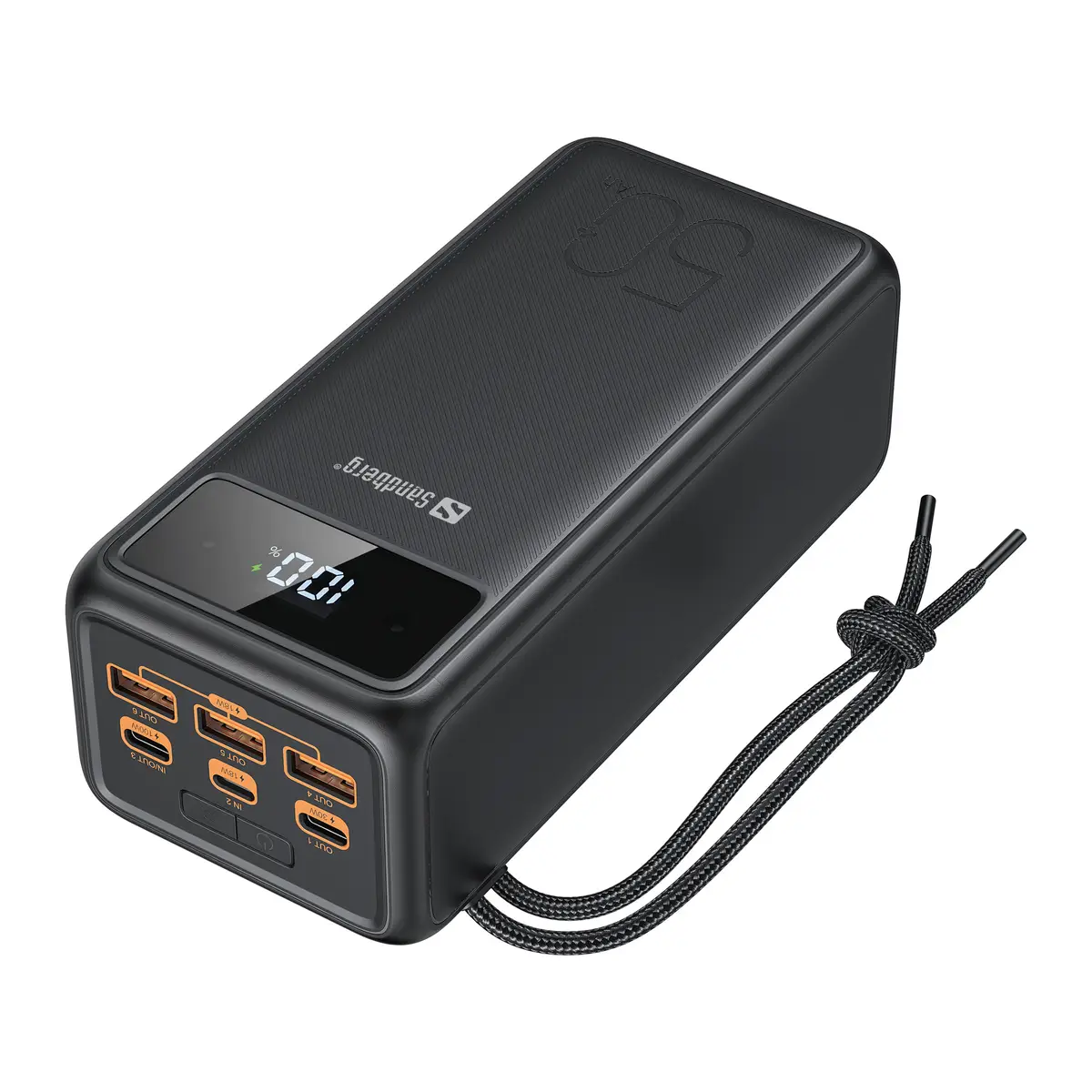 Active Powerbank 50000 mAh 185 Wh 5A 3 Ausgabeanschlussstellen (USB) auf Kabel: USB-C