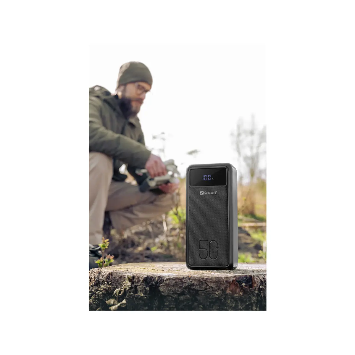 Active Powerbank 50000 mAh 185 Wh 5A 3 Ausgabeanschlussstellen (USB) auf Kabel: USB-C
