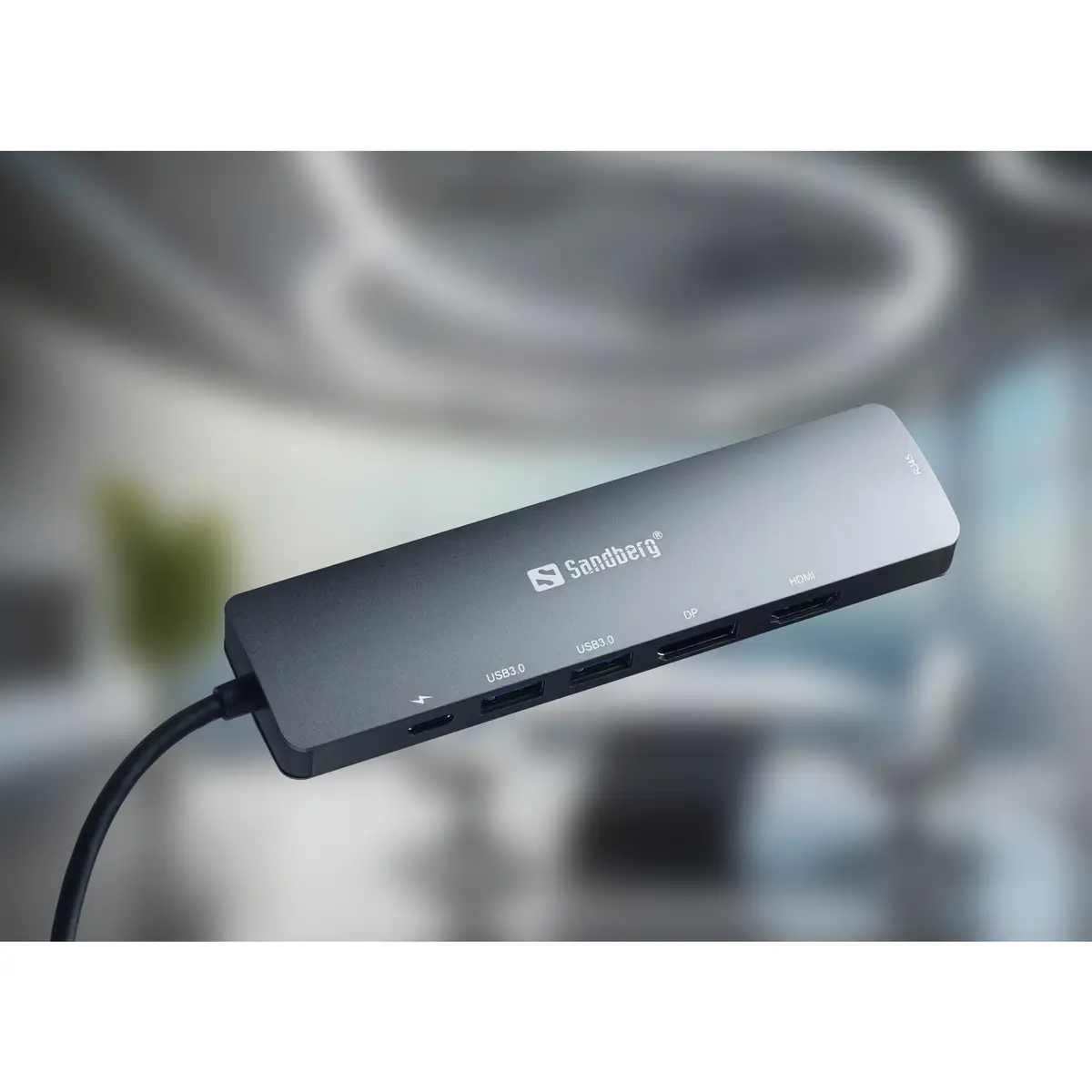 Dockingstation USB-C HDMI DP 100Mb LAN