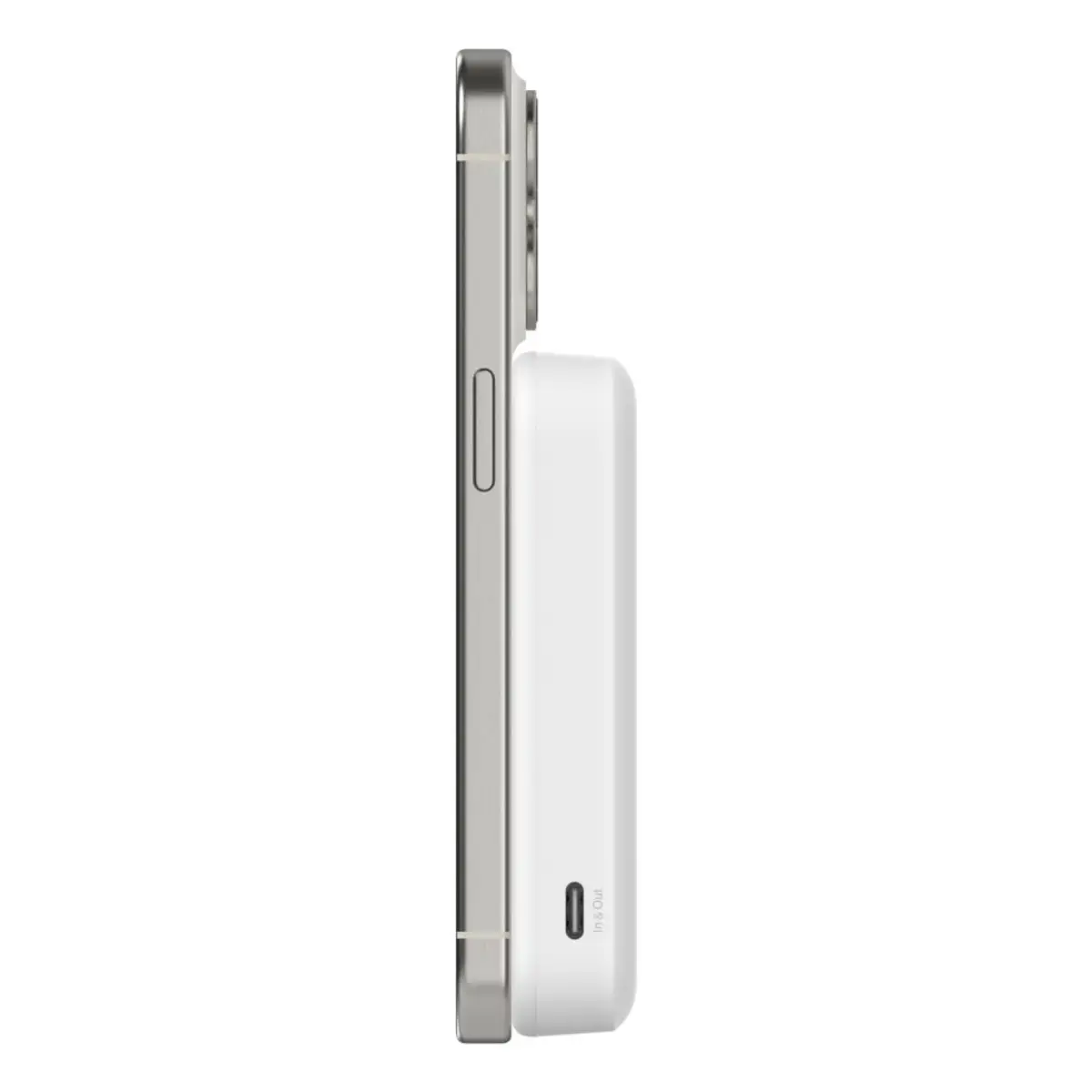 BoostCharge Pro Magnetische Powerbank mit Qi2, 15W, 8K, weiß