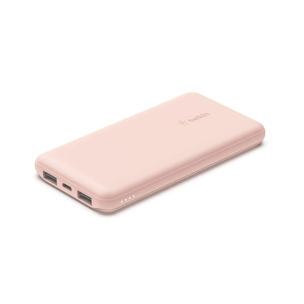 BOOSTCHARGE™ Powerbank, 10.000 mAh, 15W, inkl. USB-A/USB-C Kabel 15cm, rosa