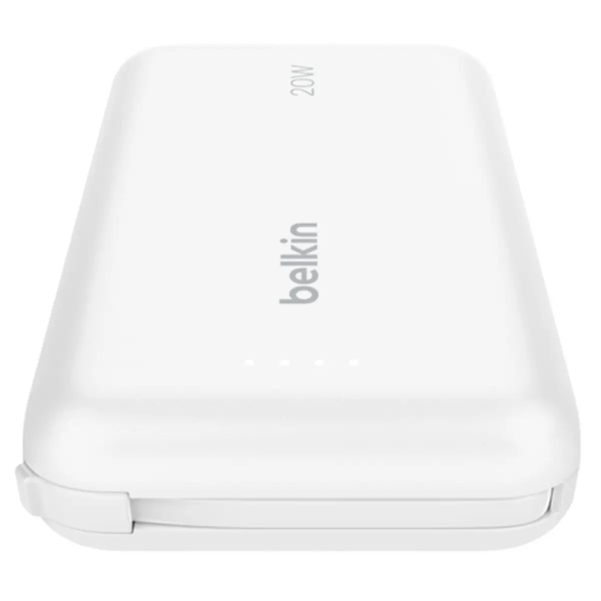 BOOSTCHARGE™ USB-C Power Delivery Powerbank 10.000mAh, 20W, inkl. USB-C-Kabel, weiß