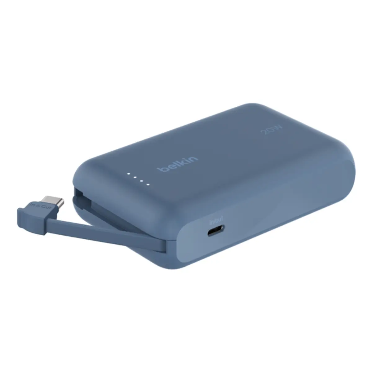 BOOSTCHARGE™ USB-C Power Delivery Powerbank 10.000mAh, 20W, inkl. USB-C-Kabel, blau